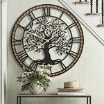 outdoor clock garden clock outdoor wall clock on entryway stairwell wall